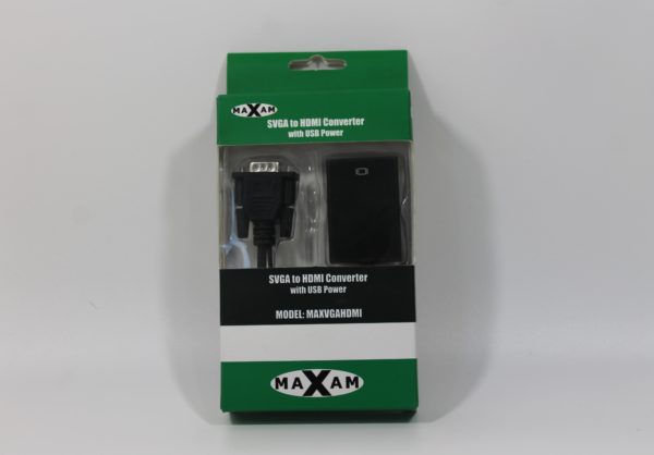 MAXAM SVGA to HDMI Converter with USB Power